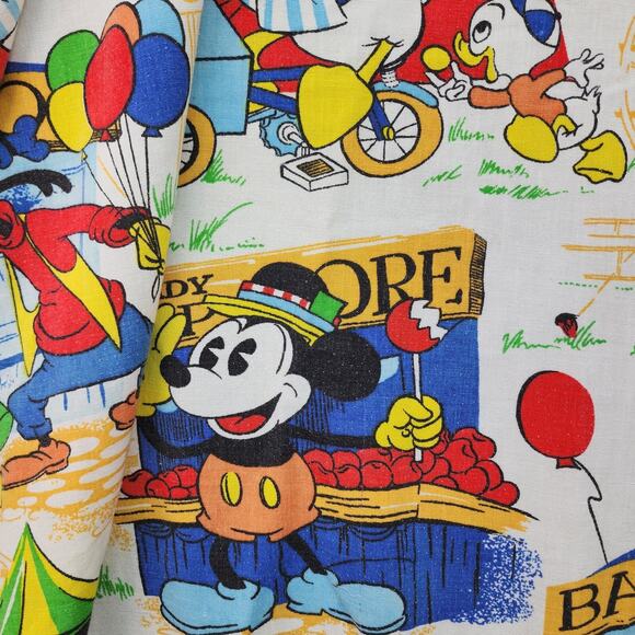 Disney Other - Vtg Walt Disney Productions Mickey Mouse “At the Fair” Lightweight Twin Bedsprea